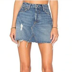 GRLFRND Eva Denim Mini Skirt